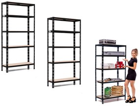 Trestles Balíček 3xSUPER HIT - Policový regál 1800x900x450 Farba: Biela