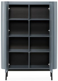 Sivomodrá skrinka 100x140x40 cm Willa – MOME