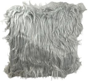 Dekoračná obliečka 40x40cm Long Hair sivá TiaHome