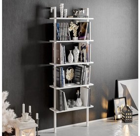 Nástenná knižnica PIANTE 174x60 cm biela