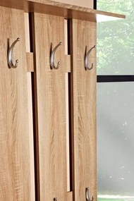 Predsieňová stena Vincent, dub sonoma/biela