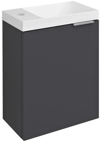 Sapho Sapho, LATUS X umývadlová skrinka 39,4x50x22cm, antracitový mat, LT110-3434