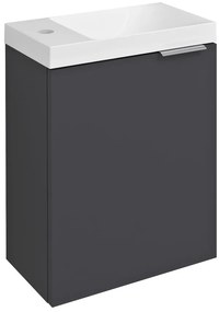 Sapho Sapho, LATUS X umývadlová skrinka 39,4x50x22cm, antracitový mat, LT110-3434