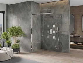 Mexen Omega posuvná sprchová kabína 120 x 90 cm, priehľadná, chróm - 825-120-090-01-00