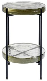 Ice Double príručný stolík o30 cm čierny