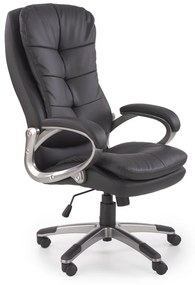 PRESTON executive office chair color: black