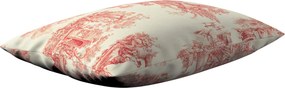 Karin - jednoduchá obliečka, 60x40cm farba produktu červená látka vzorované