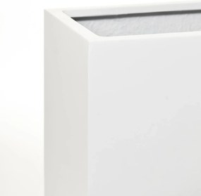 Kvetináč ELEMENTO, sklolaminát, šírka 88 cm, biela