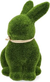 Dekoratívna figúrka POLY v tvare veľkonočného zajaca, zelená 965269