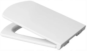 Cersanit Easy, antibakteriálne toaletné wc sedátko z duroplastu, biela, K98-0089