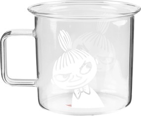 Hrnček Muurla Muminovci Mumintroll sklenený 350 ml transparentný