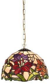 Závesná Tiffany luster ORCHIDEA 75*Ø23