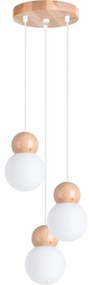 Sollux SL.1391 - Luster na lanku PEKKA 3xG9/8W/230V biela SLX1084