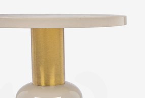 Konferenčný stolík nali ø 50,5 cm biela MUZZA