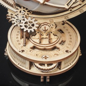 Robotime Rokr Svítící 3D dřevěné puzzle Globus 180 ks