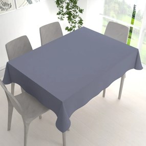 Biante Obdĺžnikový bavlnený saténový obrus ST-003 Modrosivý 120x160 cm