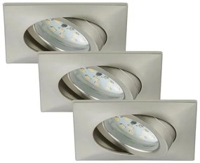 Briloner 7210-032 -SADA 3x LED Podhľadové svietidlo ATTACH LED/5W/230V IP23 chróm