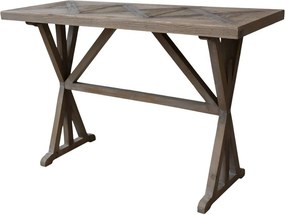 Francúzsky stôl z recyklovaného dreva Marseille - 117*46*77 cm