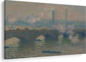 Obraz - Claude Monet, Waterloo Bridge, Gray Day, reprodukcia (90x60 cm)