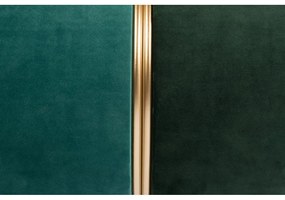 Zelený/tyrkysový zamatový taburet Bubbly – White Label