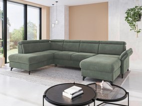 XXXLutz SEDACIA SÚPRAVA, textil, tmavozelená Sit & More - Sedačky - 00014402589X