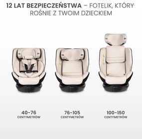 CARETERO AUTOSEDAČKA LUMI I-SIZE BEIGE (40-150 cm)