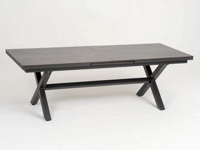 Long Island jedálenský stôl antracitový 240-300 cm