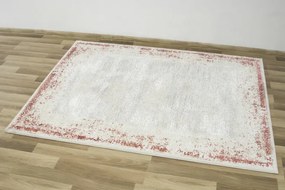 Koberec DAVINCI 2391A červený / krémový