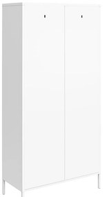 Biela kovová šatníková skriňa 90x185 cm Mission District - Støraa