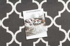 Koberec BCF Morad TRELLIS Vzor marocká mreža, antracit