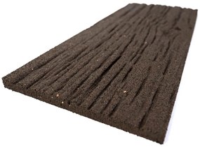 Dekoratívny záhradný nášľap Railroad Tie hnedá, gumový MHEU5000077