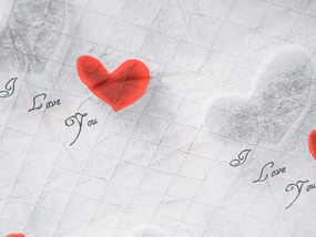 Prehoz na posteľ HEARTIZIA DIAMOND svetlosivý Rozmer: 220 x 240 cm