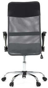 Autronic BONTEC Kancelárska stolička, hojdací mechanizmus, šedá sieťovina, KA-E305 GREY Farba: Šedá