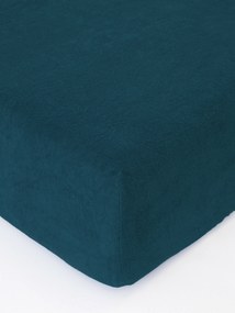 Froté plachta 200 × 200 cm - petrolejová
