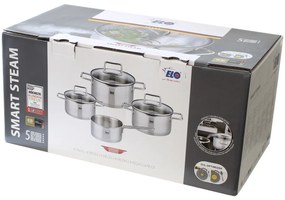 Elo 72404 4-dielna súprava nehrdz. hrncov Smart Steam