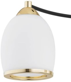 Argon 6144 - Luster na tyči AVILA PLUS 3xE27/15W/230V čierna/zlatá/biela