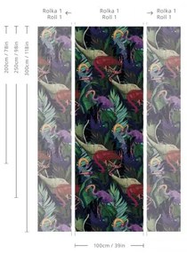 WALLCOLORS Pelicans wallpaper - tapeta POVRCH: Wallstick