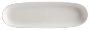 Biely porcelánový servírovací tanier Maxwell &amp; Williams Basic, 40 x 12,5 cm