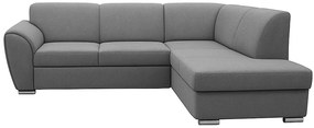 Rohová rozkladacia sedačka DORIS P - sivá