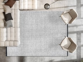 Koberec FLORENCE 24021 Jednofarebný, glamour, so strapcami, plocho tkaný, krémový