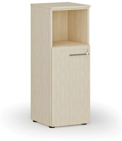 Kombinovaná kancelárska skriňa PRIMO WOOD, 1087 x 400 x 420 mm, breza
