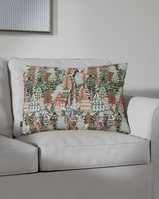Karin - jednoduchá obliečka, 60x40cm farba produktu viacfarebná látka zapletaná, vzorované