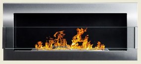 Závesný biokrb na stenu AIASA NEREZ SO SKLOM 90x40x12