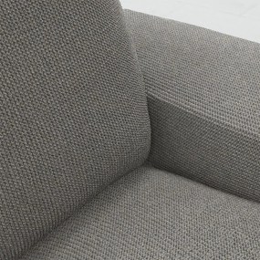Super strečové poťahy HARMONIA šedá taburetka (40 - 60 cm)
