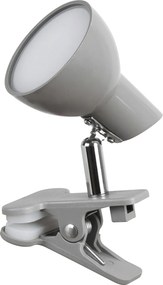 Rabalux NOAH LED lampička s klipom 5W | 360lm | 3000K - šedá