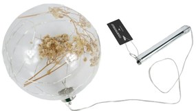 Svetelná LED dekoračná guľa TANIA 16 cm