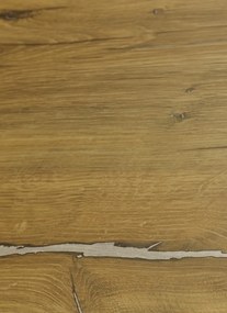 Skrinka s presklením Romy, šedá/dub