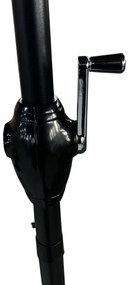 Záhradný slnečník ORIENT 270 cm tmavosivý