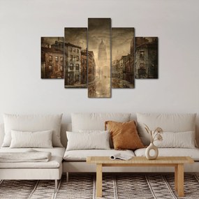 Obraz - Maľba mesta (150x105 cm)
