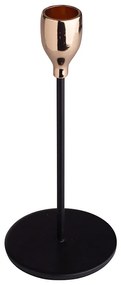Altom Kovový svietnik čierno-zlatý Rozměry: 14.5 cm